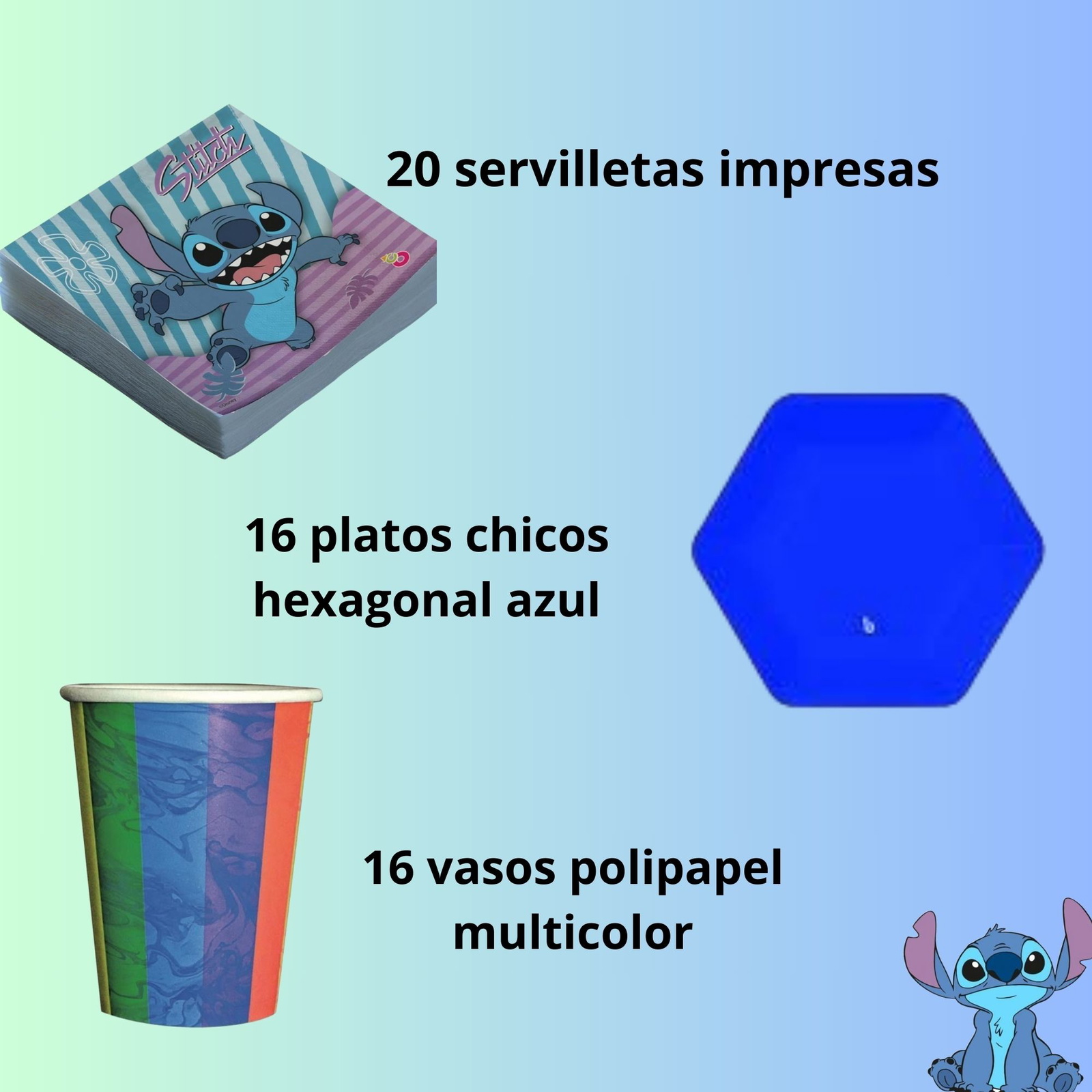 COMBO PREMIUM STITCH PARA 10 CHICOS