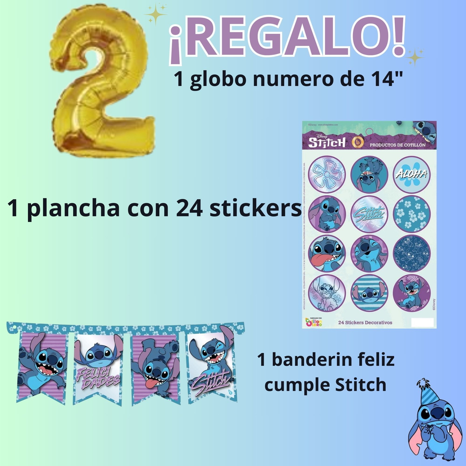 COMBO PREMIUM STITCH PARA 10 CHICOS