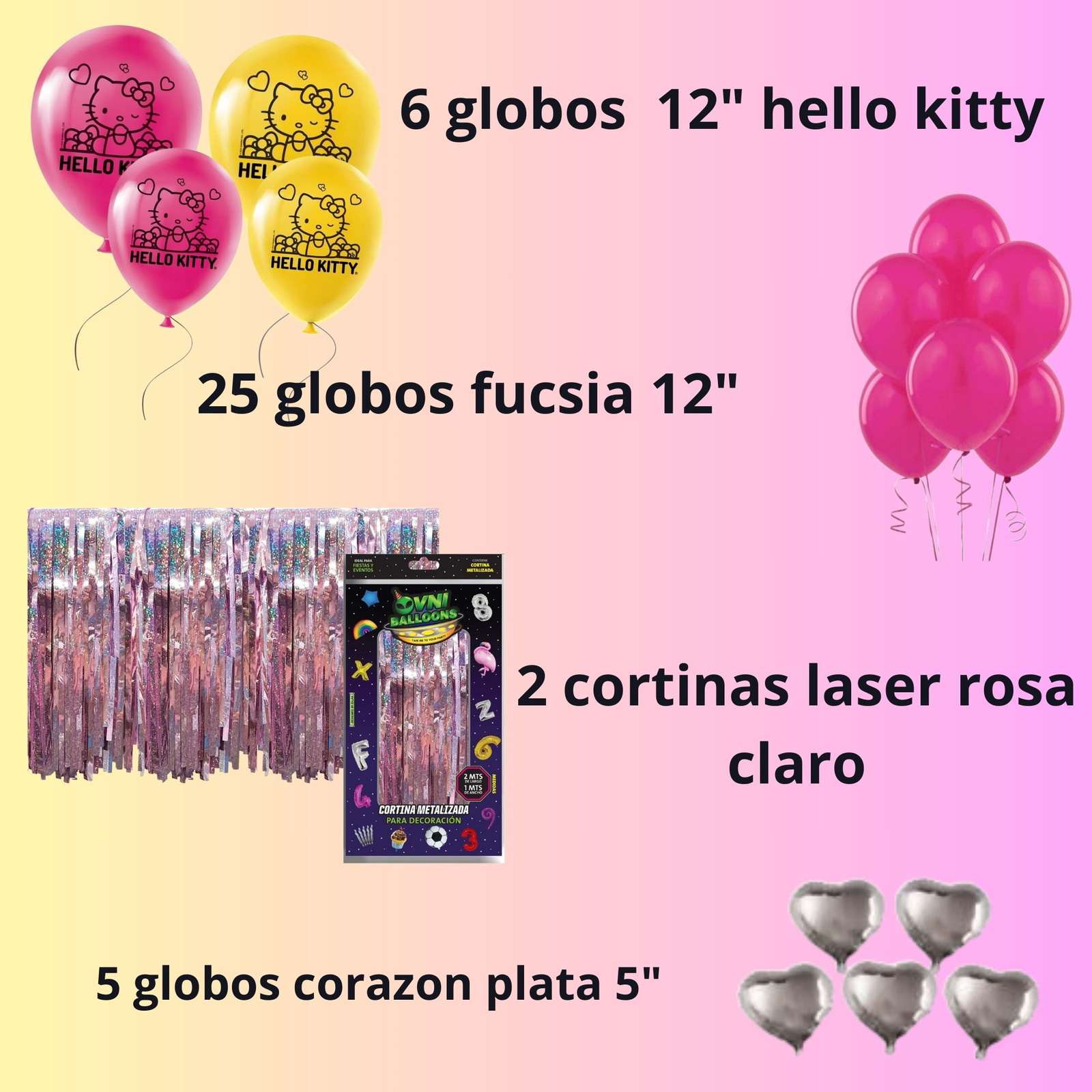 COMBO PREMIUM HELLO KITTY PARA 10 CHICOS