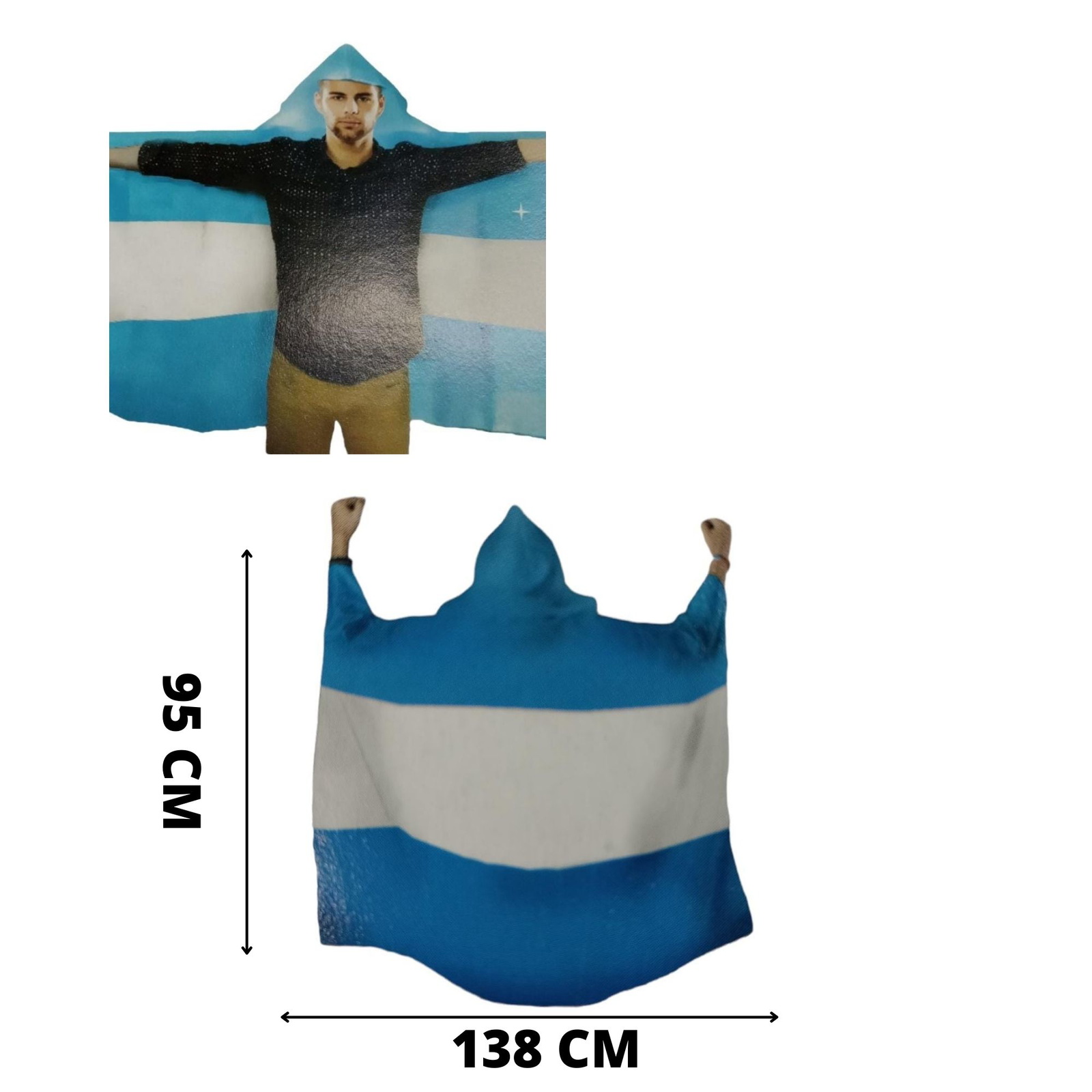 CAPA BANDERA ARGENTINA NIÑO