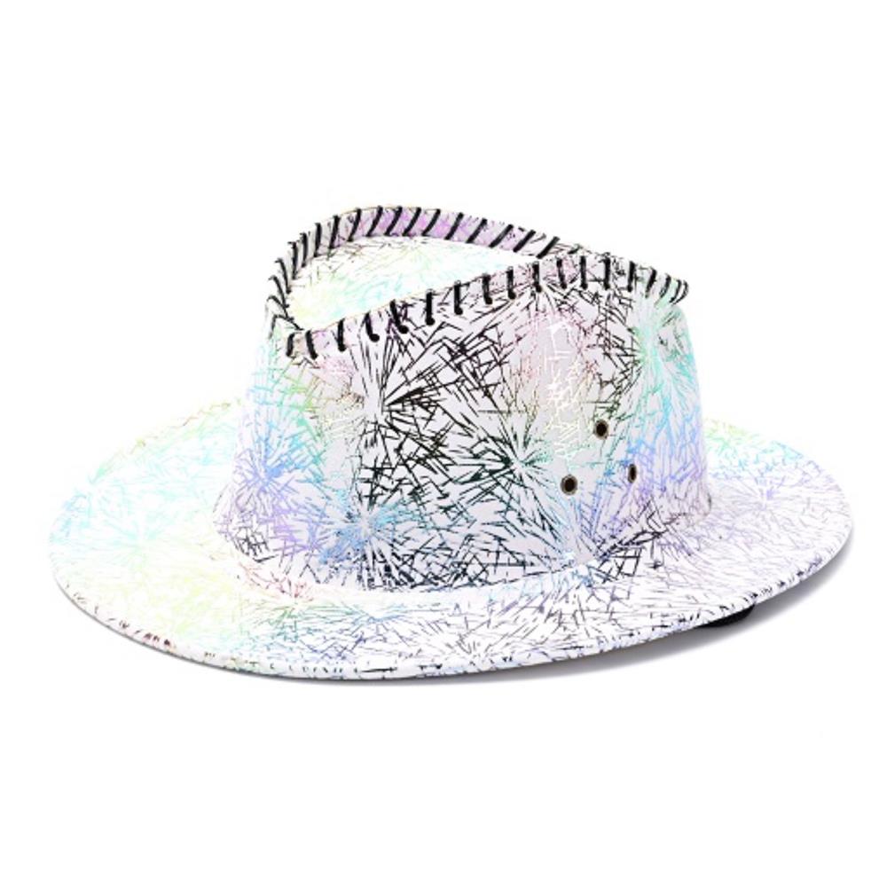 SOMBRERO COWBOY DESTELLO X1 BLANCO