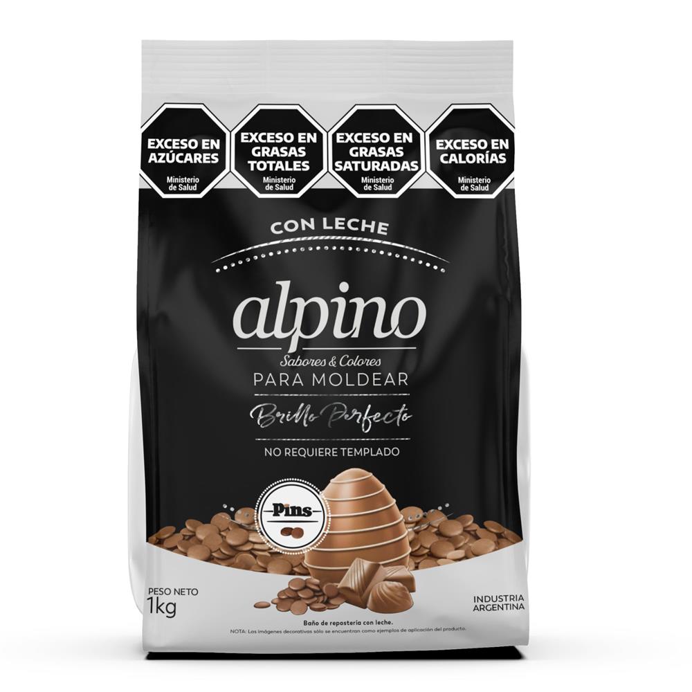 PINS CHOCOLATE CON LECHE PARA MOLDEAR 1KG