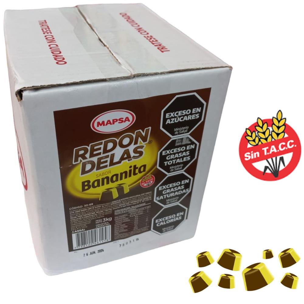 REDONDELAS 3KG BANANITA