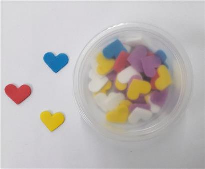 PASTILLAJE CORAZON MINI MULTICOLOR X40