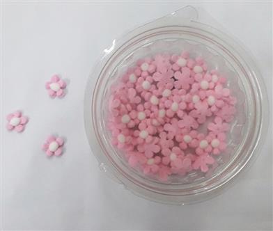 PASTILLAJE FLOR MINI ROSA X40