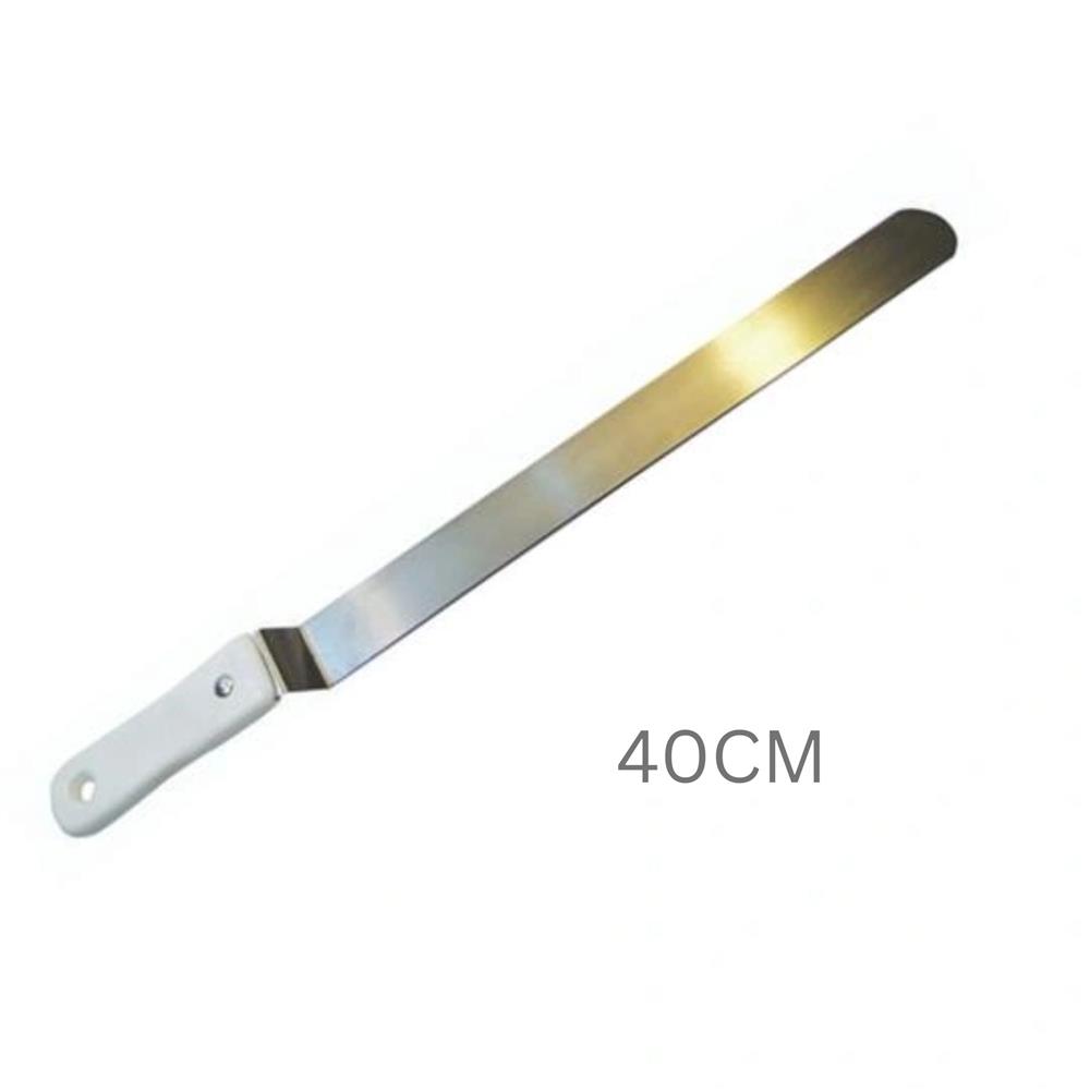 ESPATULA DOBLADA GRANDE ACERO INOX N40