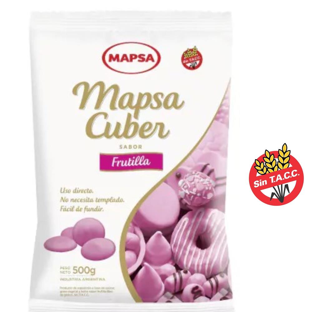 MAPSACUBER FRUTILLA 500GR COLOR ROSA