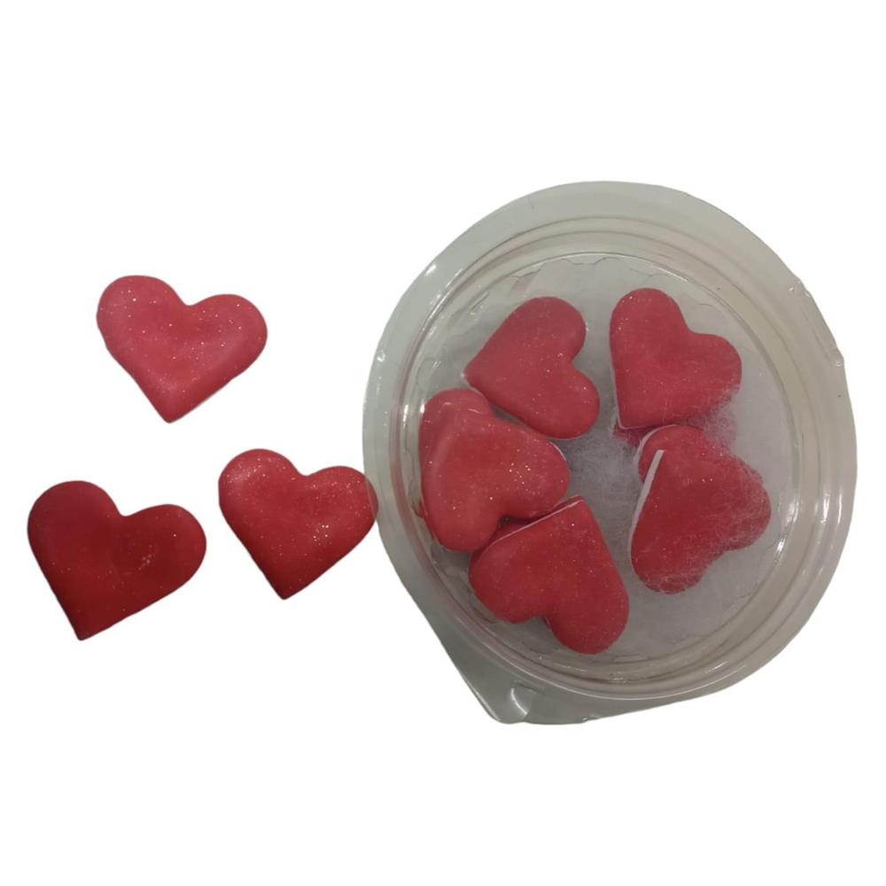 PASTILLAJE CORAZON NUEVO X12 ROJO